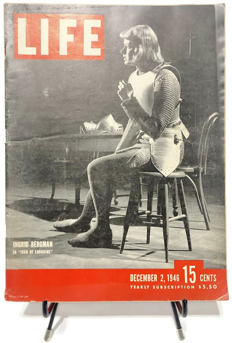 LIFE Magazine December 2 1946 Ingrid Bergman Joan of Lorraine Cover Vintage